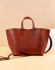 Great Model Cognac Bucket Bag