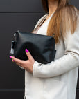 Zelma Kraft Handmade Leather Cosmetic Bag – Luxurious & Durable by Zelma Kraft at brixbailey.com