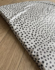 Travel Changing Mat - Black Spotty Print