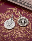 Travel Safe Compass Personalised Silver Charm