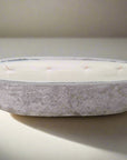Multi Wick Concrete Oval Loaf Bowl Candle