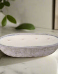 Multi Wick Concrete Oval Loaf Bowl Candle