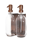 Copper Double Wall Mounted Soap Dispenser