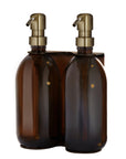 Copper Double Wall Mounted Soap Dispenser