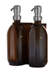 Copper Double Wall Mounted Soap Dispenser