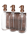 Copper Triple Wall Mounted Soap Dispenser-7