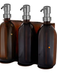 Copper Triple Wall Mounted Soap Dispenser