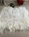 Luxury Icelandic sheepskin rug, 100% natural white long fur, double side by side, premium handmade home decor by Wildash London at brixbailey.com