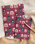 A5 Handmade Notebook with Cosy Winter Design