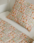 Green Garden Cotton Quilt and Pillow Set