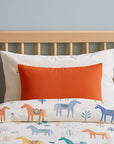 coussin rectangle en coton Fraise puericulture bebe