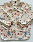 Long Sleeved Baby Bib - Vintage Circus