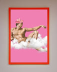 Cowboy On A Cloud Framed Poster
