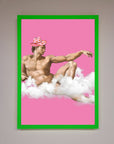 Cowboy On A Cloud Framed Poster