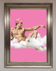 Cowboy On A Cloud Framed Poster