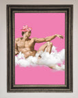 Cowboy On A Cloud Framed Poster