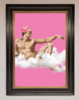 Cowboy On A Cloud Framed Poster
