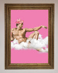 Cowboy On A Cloud Framed Poster