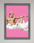 Cowboy On A Cloud Framed Poster