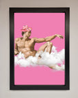 Cowboy On A Cloud Framed Poster