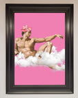 Cowboy On A Cloud Framed Poster