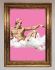 Cowboy On A Cloud Framed Poster