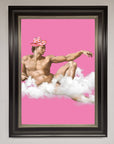 Cowboy On A Cloud Framed Poster