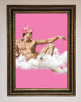 Cowboy On A Cloud Framed Poster