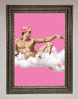 Cowboy On A Cloud Framed Poster