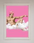 Cowboy On A Cloud Framed Poster