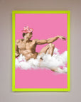 Cowboy On A Cloud Framed Poster