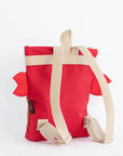 Crab Velvet & Polyester Toddler Backpack - Waterproof Design