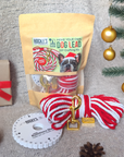Make Your Own Dog Lead Craft Kit - Candy Cane Sparkle