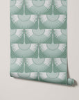 Art Deco Crane Wallpaper