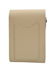 Handmade Leather Festival Phone Bag - Cream