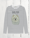Cream Chow Chow Child’s Breton Top – Style Meets Adorable Fluff!