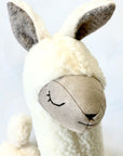 Cream Alpaca Soft Toy Pillow