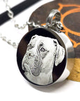 Personalised Cremation Ashes Necklace – Photo Engraved Stainless Steel Urn Pendant