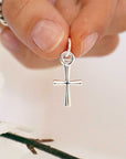 Cross Silver Charm