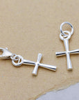Cross Silver Charm
