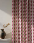 Escher Stripe - Empress Rose - Fabric