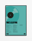 Custom Record Lyrics Wall Art Print