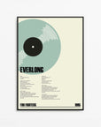 Custom Record Lyrics Wall Art Print