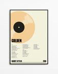 Custom Record Lyrics Wall Art Print