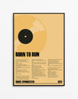 Custom Record Lyrics Wall Art Print