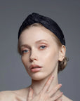 Black Knot Fabric Headband Lola