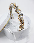 Crystal and Pearl Beaded Headband