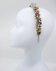Lena Beaded Thin Headband – Swarovski & Preciosa Embellished by Eva Oherjus at www.brixbailey.com