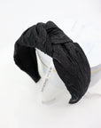 Lola Top Knot Headband – Elegant & Unique with Mulberry Silk by Eva Oherjus at www.brixbailey.com