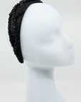 Hand-Beaded Mulberry Silk Headband Hestia – Luxurious & Lightweight by Eva Oherjus at www.brixbailey.com